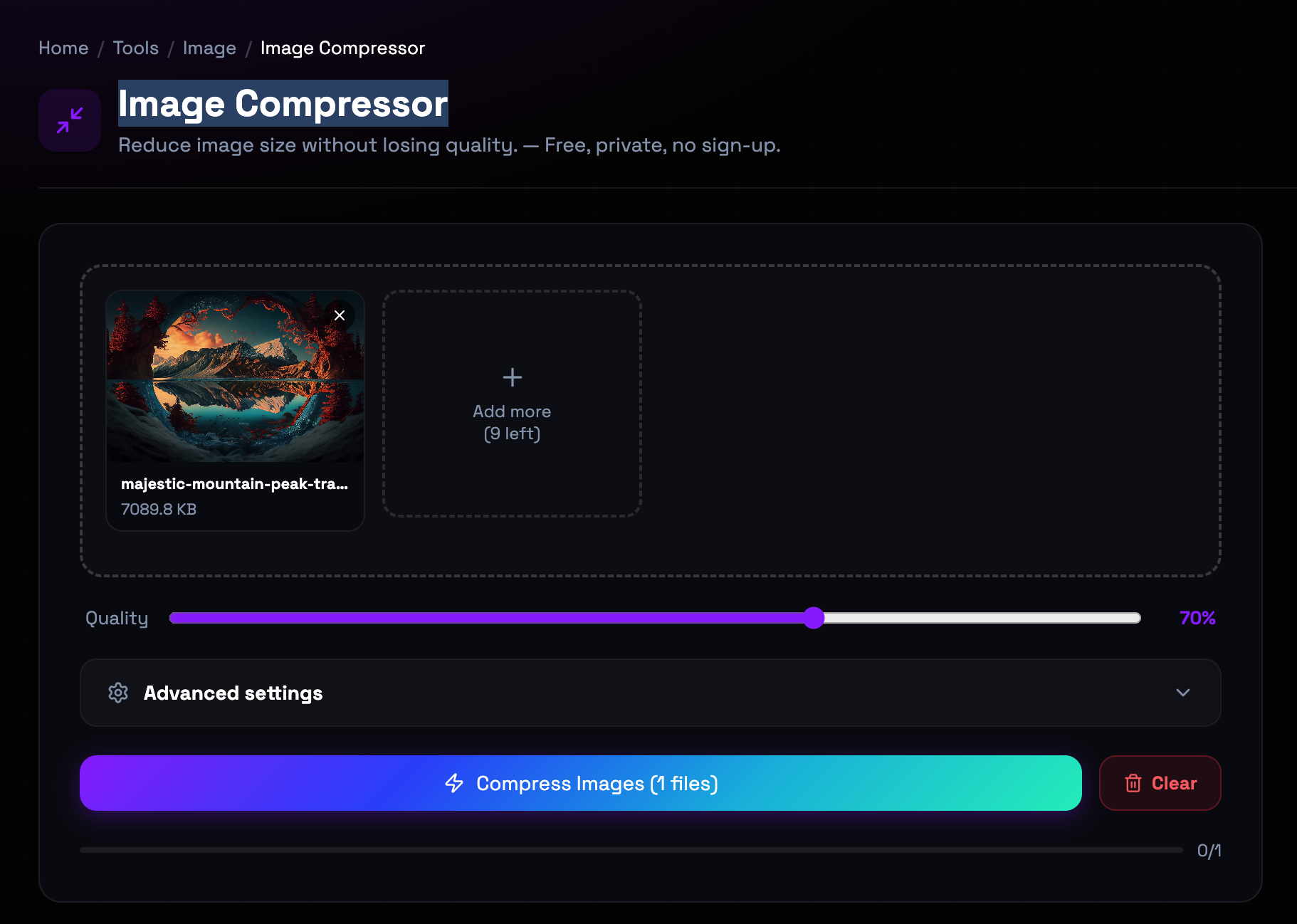 How to use Image Compressor online — free, fast, and private